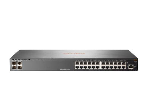Hewlett Packard Enterprise Aruba 2930F 24G 4Sfp+ Managed L3 Gigabit Ethernet (10/100/1000) 1U Grey