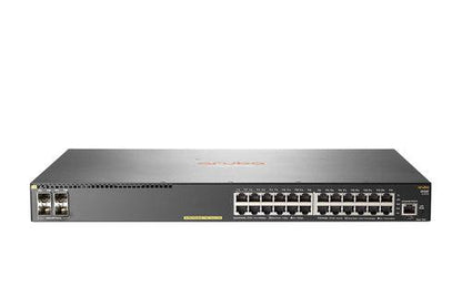 Hewlett Packard Enterprise Aruba 2930F 24G Poe+ 4Sfp Managed L3 Gigabit Ethernet (10/100/1000) Power Over Ethernet (Poe) 1U Grey