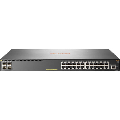 Hewlett Packard Enterprise Aruba 2930F 24G Poe+ 4Sfp Managed L3 Gigabit Ethernet (10/100/1000) Power Over Ethernet (Poe) 1U Grey