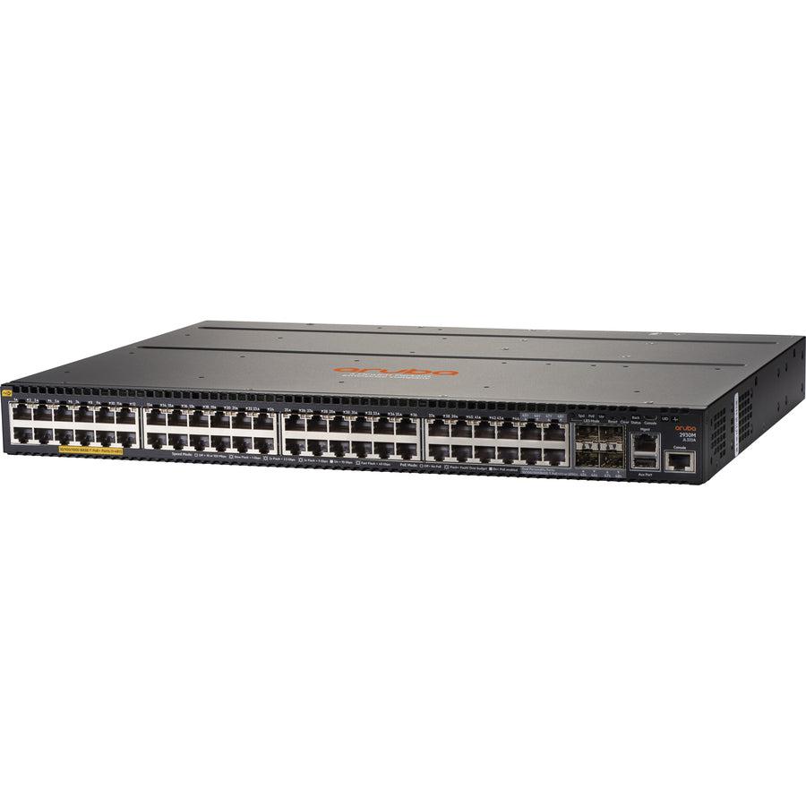 Hewlett Packard Enterprise Aruba 2930M 48G Poe+ 1-Slot Managed L3 Gigabit Ethernet (10/100/1000) Power Over Ethernet (Poe) 1U Grey