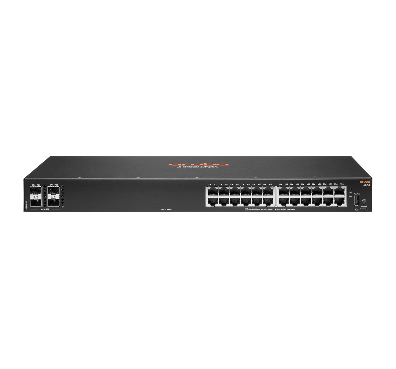 Hewlett Packard Enterprise Aruba 6000 24G 4Sfp Managed L3 Gigabit Ethernet (10/100/1000) 1U