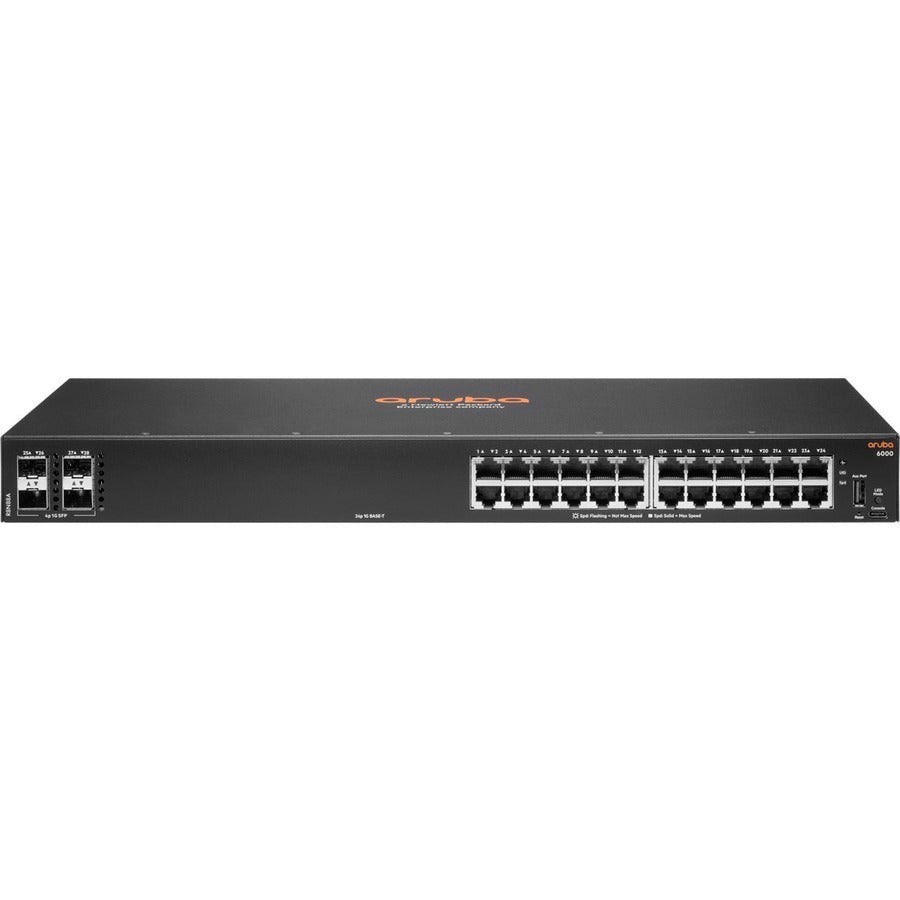 Hewlett Packard Enterprise Aruba 6000 24G 4Sfp Managed L3 Gigabit Ethernet (10/100/1000) 1U