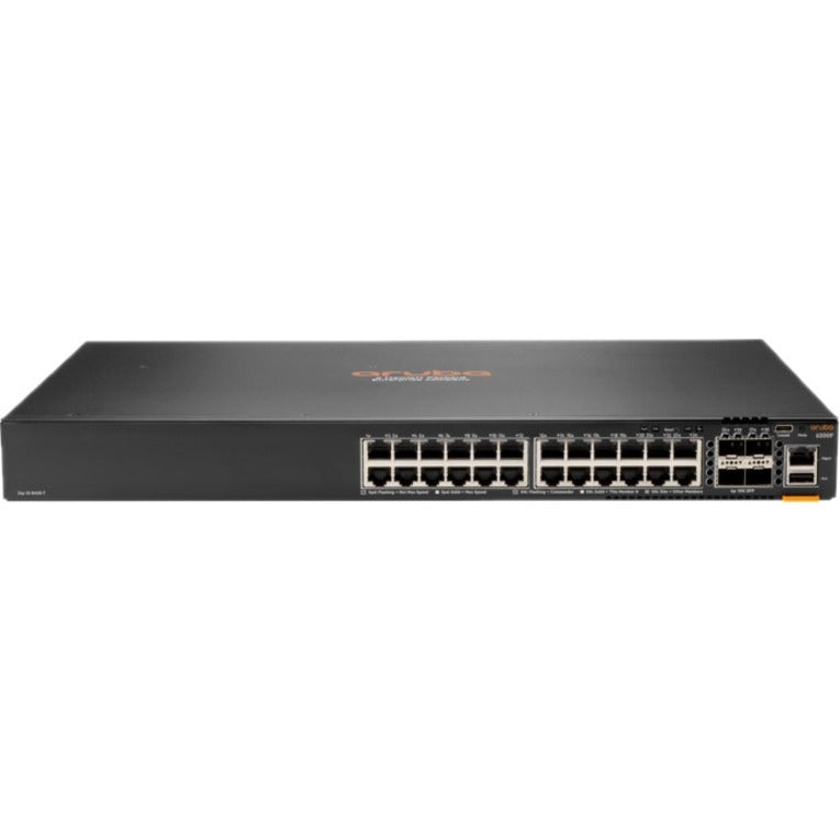 Hewlett Packard Enterprise Aruba 6200F 24G 4Sfp+ Managed L3 Gigabit Ethernet (10/100/1000) 1U Black