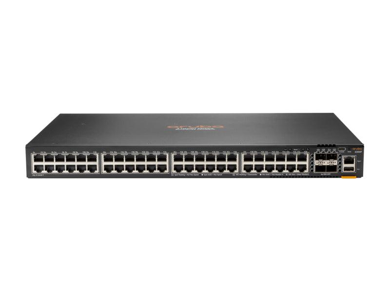 Hewlett Packard Enterprise Aruba 6300F 48-Port 1Gbe & 4-Port Sfp56 Managed L3 Gigabit Ethernet (10/100/1000) 1U Grey