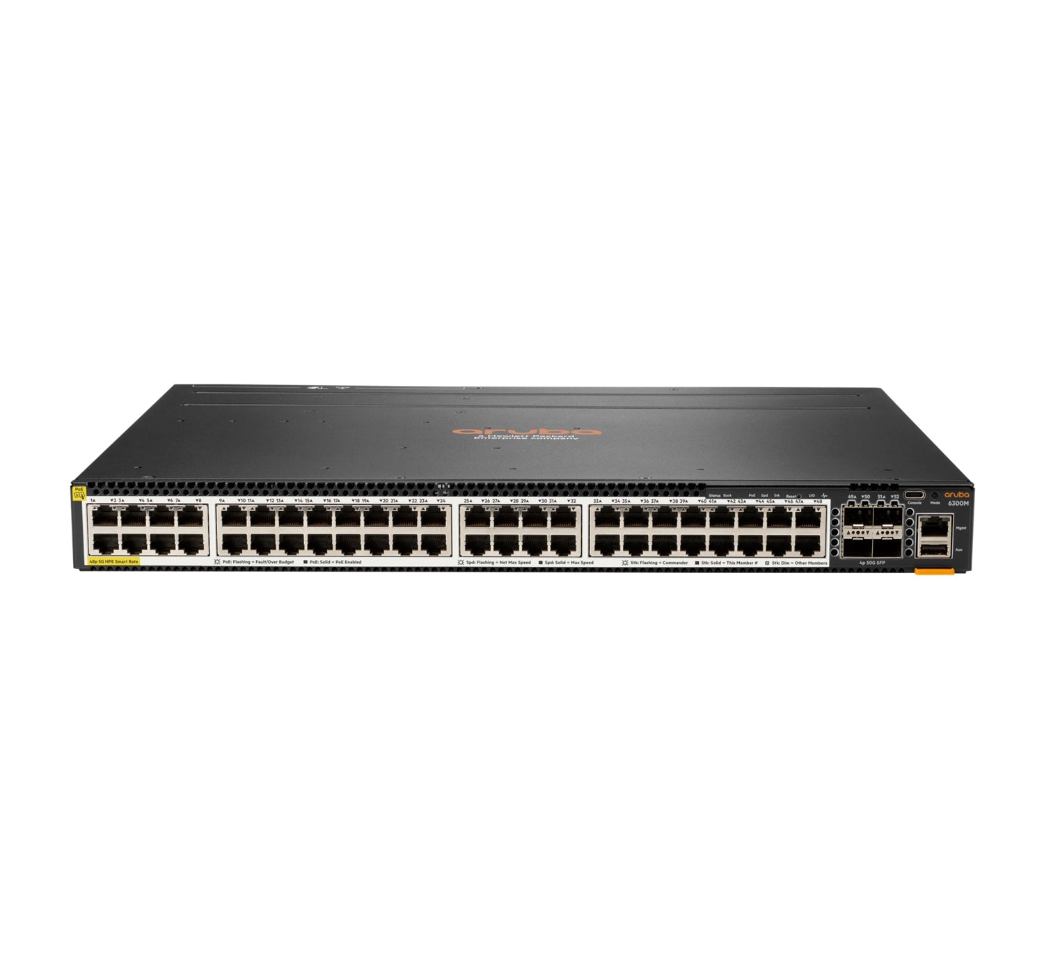 Hewlett Packard Enterprise Aruba 6300M Managed L3 Power Over Ethernet (Poe) 1U Grey