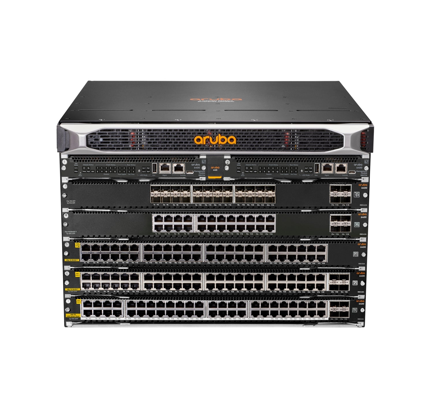 Hewlett Packard Enterprise Aruba 6405 Managed Grey