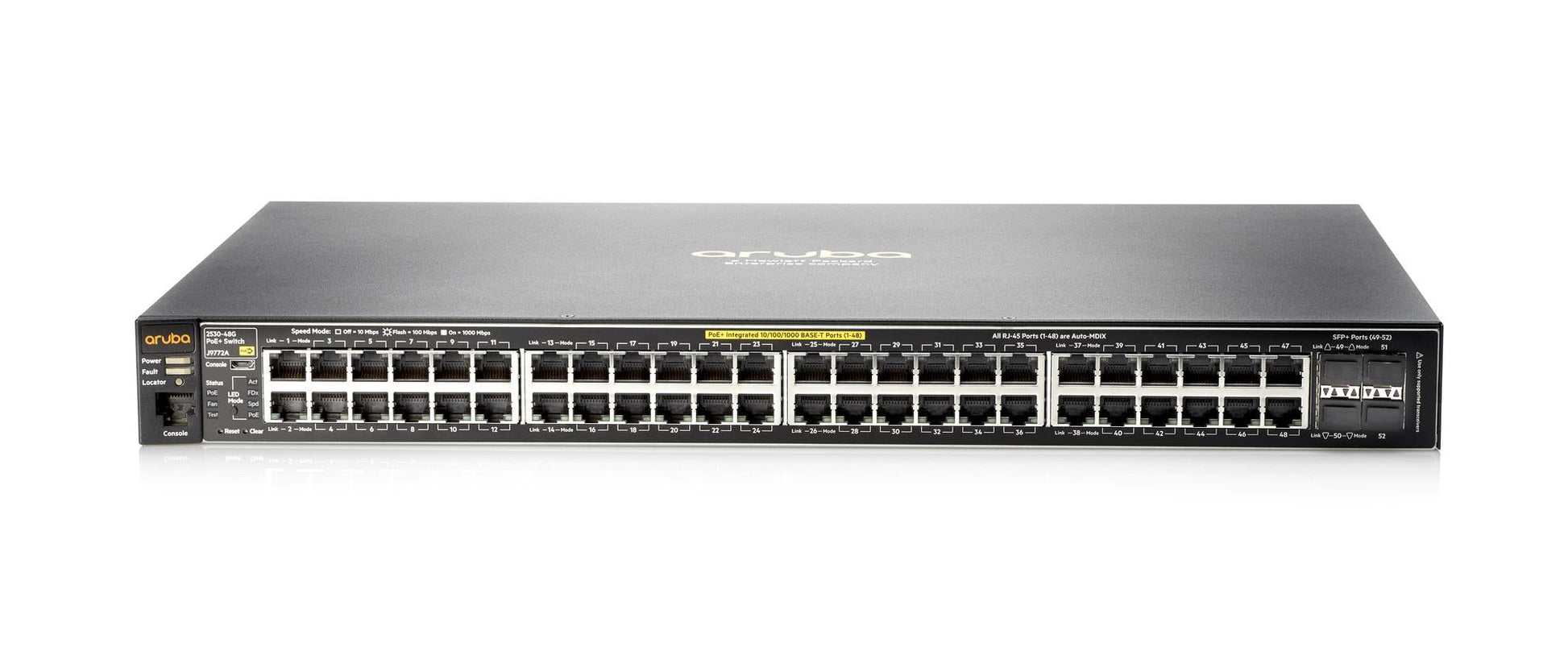 Hewlett Packard Enterprise Aruba Cm 2530 48G Poe+ Managed L2 Gigabit Ethernet (10/100/1000) Power Over Ethernet (Poe) 1U Grey