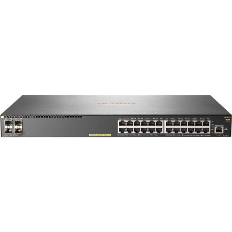 Hewlett Packard Enterprise Aruba Cm 2930F 24G Poe+ 4Sfp Managed L3 Gigabit Ethernet (10/100/1000) Power Over Ethernet (Poe) 1U Grey