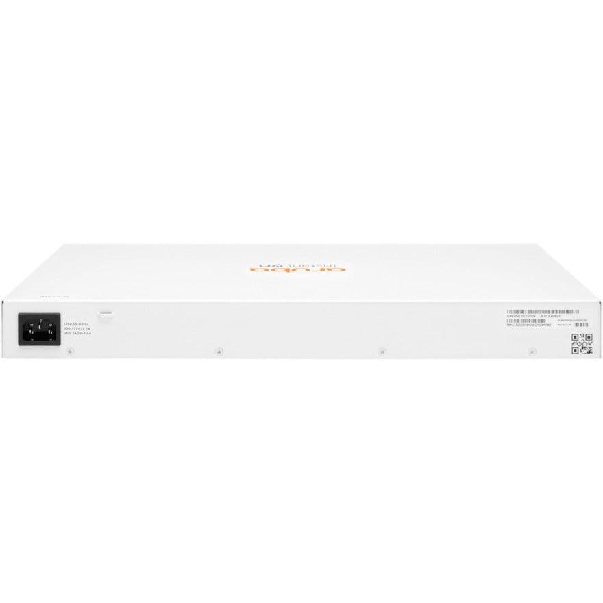 Hewlett Packard Enterprise Aruba Instant On 1830 24G 12P Class4 Poe 2Sfp 195W Managed L2 Gigabit Ethernet (10/100/1000) Power Over Ethernet (Poe) 1U