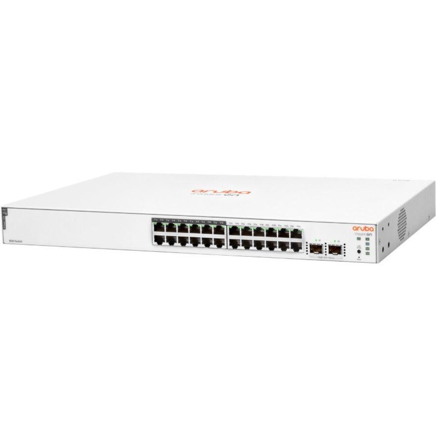 Hewlett Packard Enterprise Aruba Instant On 1830 24G 12P Class4 Poe 2Sfp 195W Managed L2 Gigabit Ethernet (10/100/1000) Power Over Ethernet (Poe) 1U