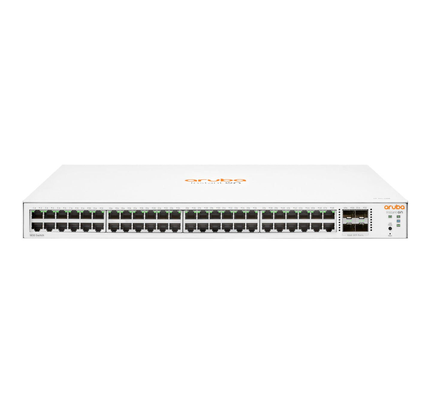 Hewlett Packard Enterprise Aruba Instant On 1830 48G 4Sfp Managed L2 Gigabit Ethernet (10/100/1000) 1U