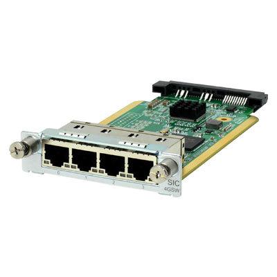 Hewlett Packard Enterprise Msr 4-Port Gig-T Switch Sic Module Network Switch Module Gigabit Ethernet