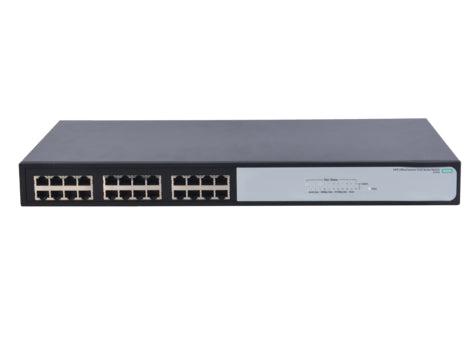 Hewlett Packard Enterprise Officeconnect 1420 24G Unmanaged Gigabit Ethernet (10/100/1000) 1U Black