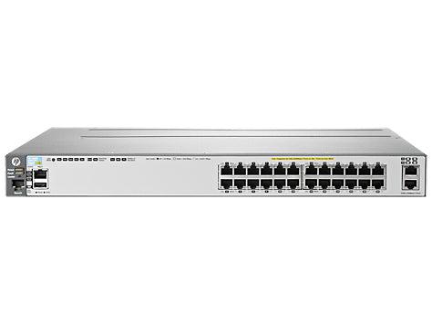 Hewlett Packard Enterprise Procurve 3800-24G-Poe+-2Xg Managed L3 Gigabit Ethernet (10/100/1000) Power Over Ethernet (Poe) 1U Grey