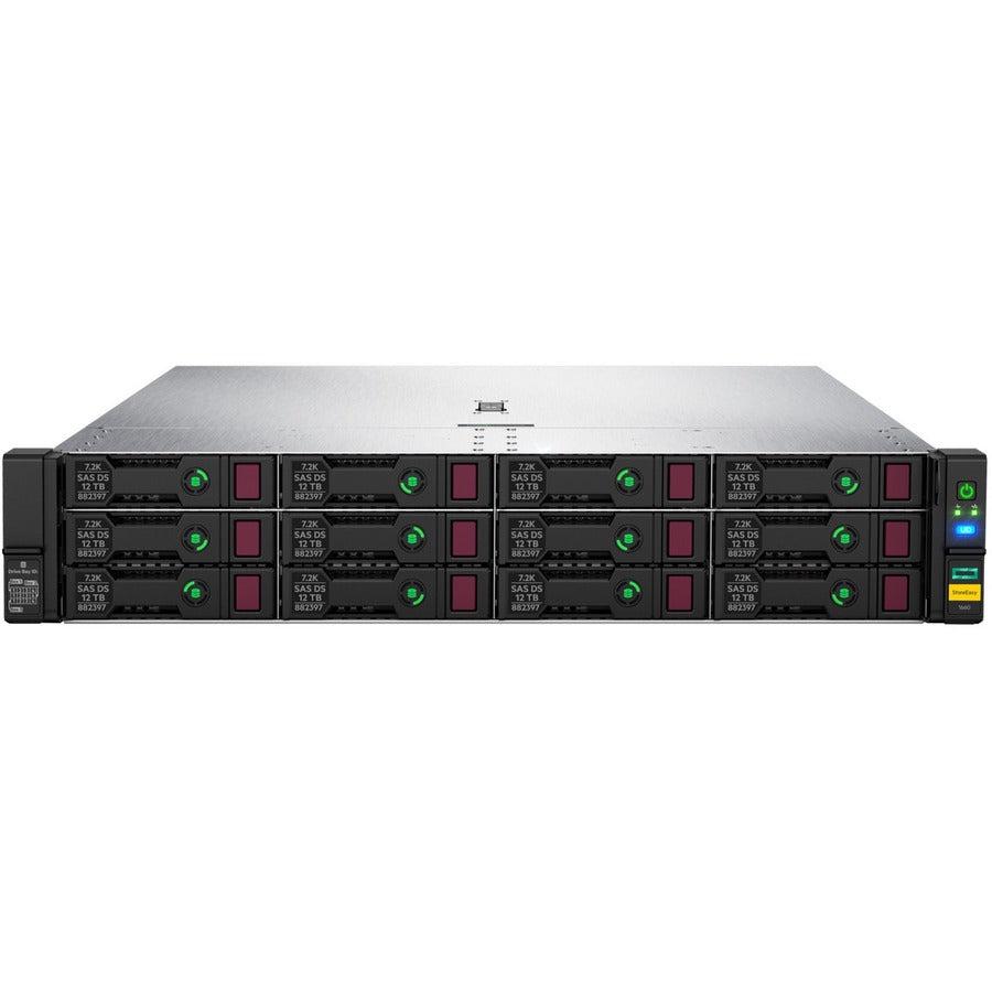 Hewlett Packard Enterprise Storeeasy 1660 Nas Rack (2U) Ethernet Lan Black, Metallic 3204