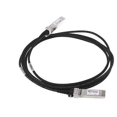 Hewlett Packard Enterprise X242 10G Sfp+ To Sfp+ 3M Direct Attach Copper Fibre Optic Cable Sfp+ Black