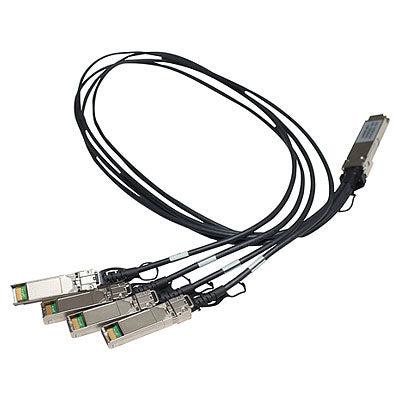 Hewlett Packard Enterprise X242 Qsfp 4X10G Sfp+ 1M Dac Networking Cable Black