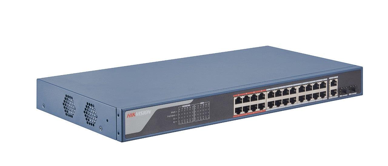 Hikvision Digital Technology Ds-3E1326P-Ei Network Switch Fast Ethernet (10/100) Power Over Ethernet (Poe) Blue