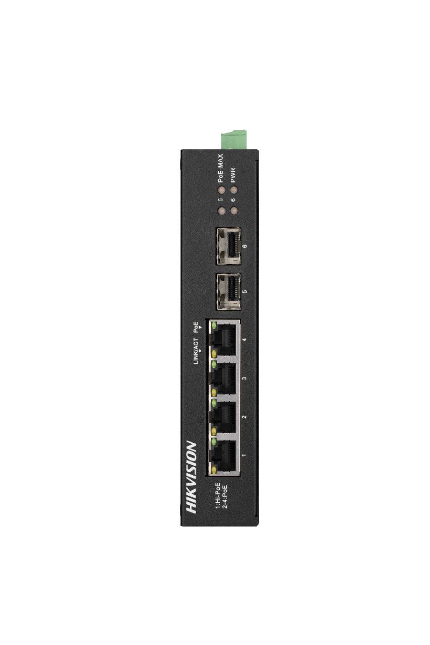 Hikvision Digital Technology Ds-3T0506Hp-E/Hs Network Switch Unmanaged Gigabit Ethernet (10/100/1000) Power Over Ethernet (Poe) Black