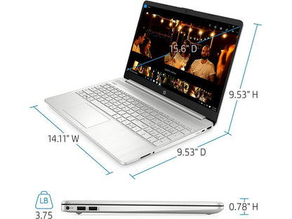 Hp 15.6 Inch Full Hd Custmized Laptop For Business And Student | Amd 6-Cores Ryzen 5-5500 (Beat B03205-8-1024-0