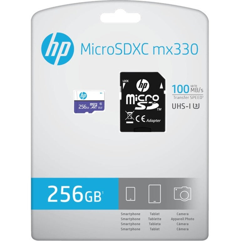 Hp 256Gb Mx330 Class 10 U3,Microsdxc Flash Memory Card