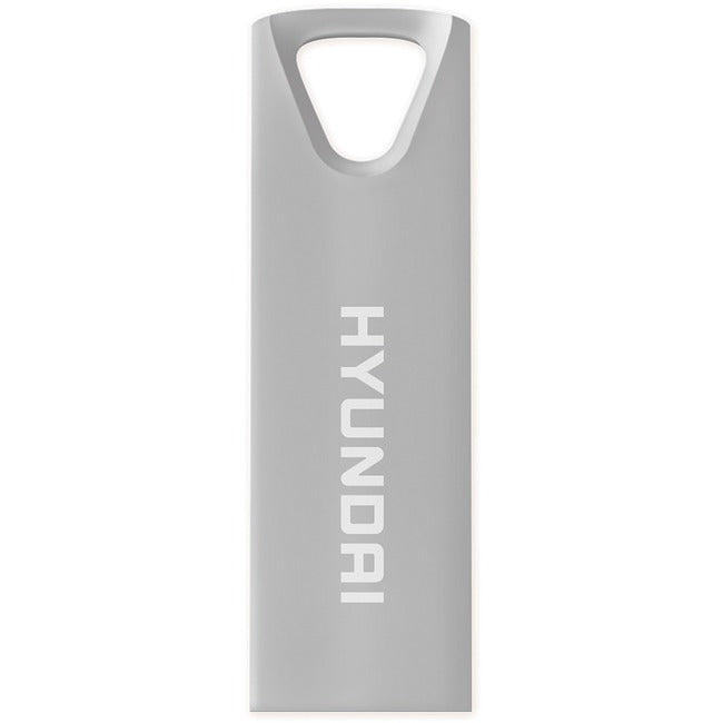 Hyundai Bravo Deluxe 16Gb High Speed Fast Usb 2.0 Flash Memory Drive Thumb Drive Metal, Silver