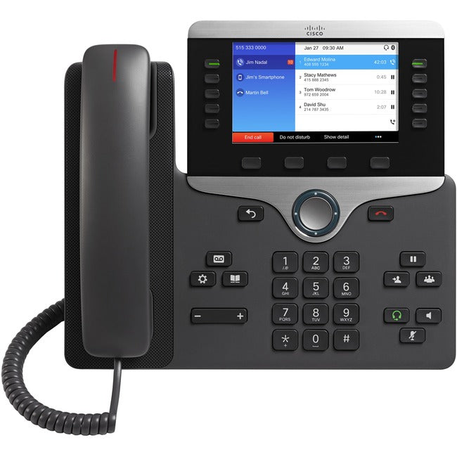 Ip Phone 8851 Multiplatform W/,Pwr Cube4 Na Cord