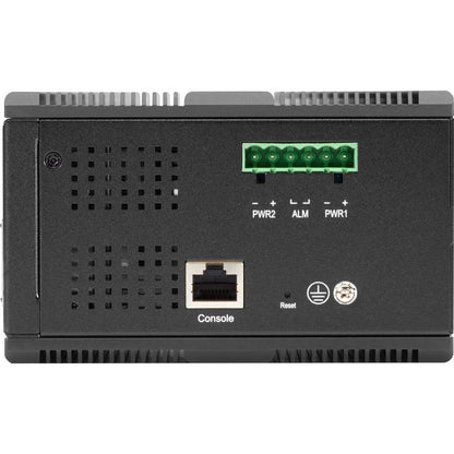 Industrial Managed Gigabit Ethe,Rnet Poe+ Switch - (8) Rj-45 (4) Sf