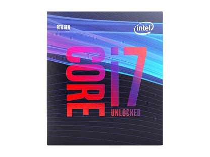 Intel Core I7-9700K Coffee Lake Processor 3.6Ghz 8.0Gt/S 12Mb Lga 1151 Cpu W/O Fan, Retail