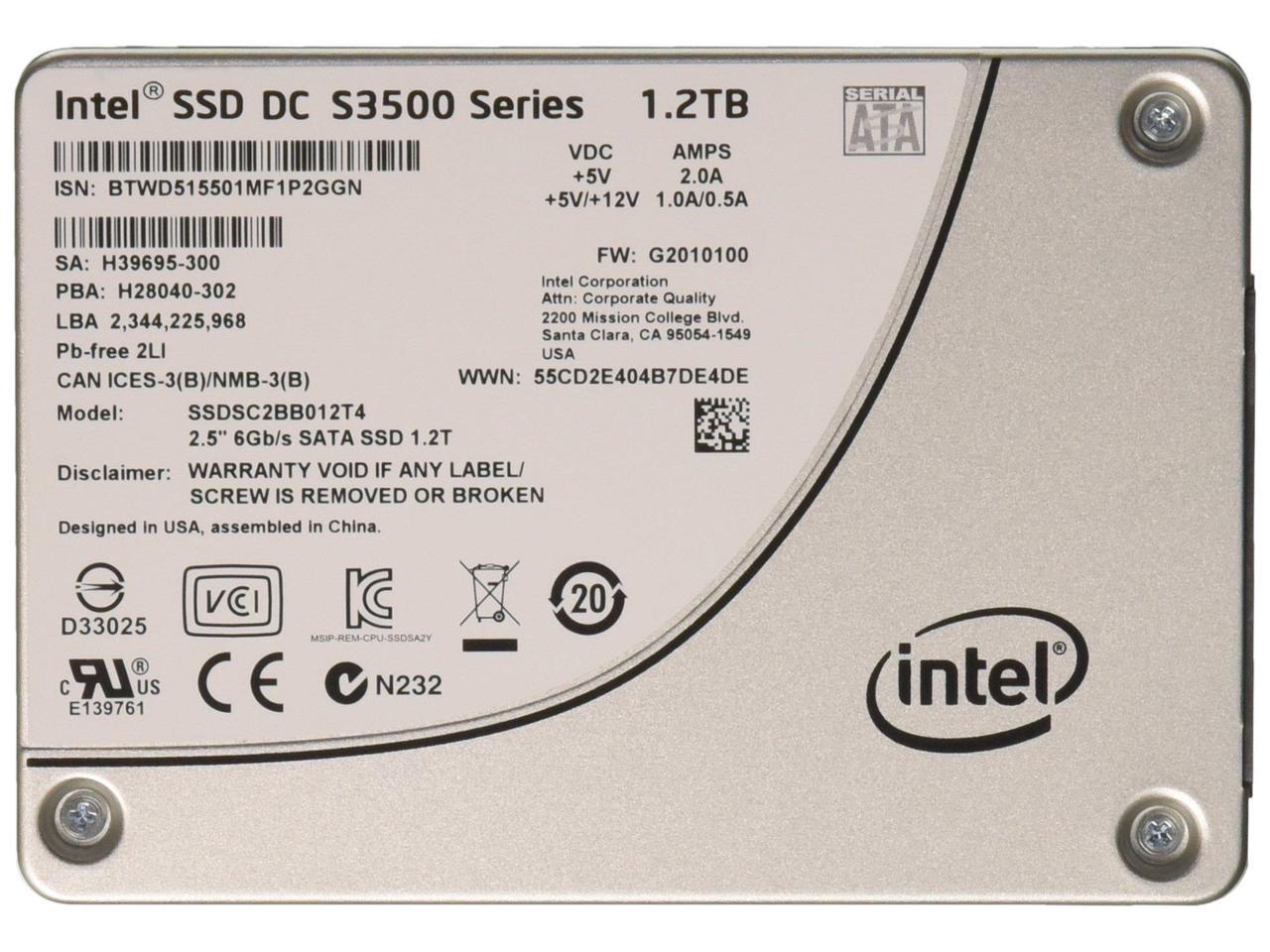 Intel DC S3500 SSDSC2BB480G401 SSD 480GB [並行輸入品] :B00DPOHGQE