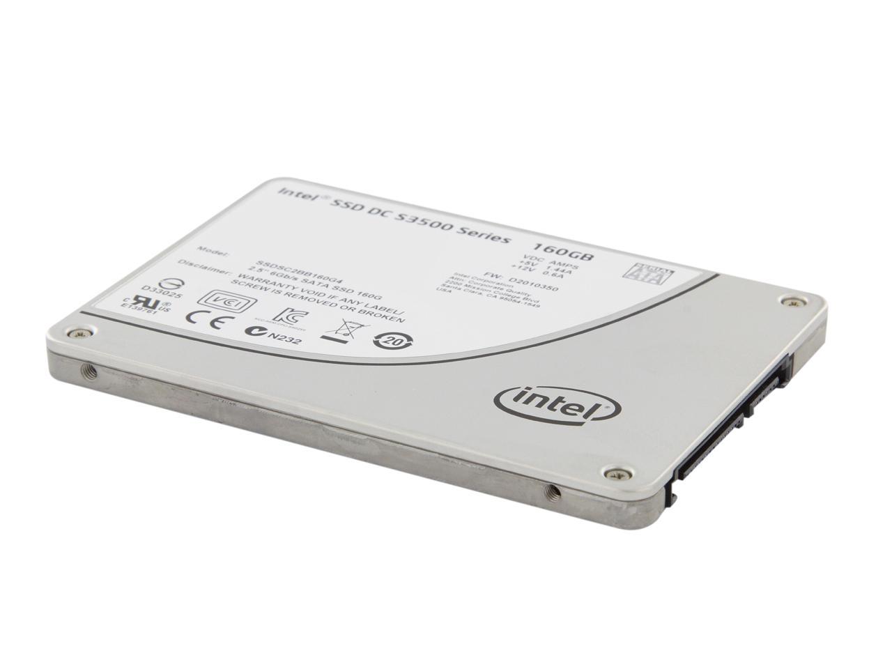 Intel Dc S3500 Ssdsc2Bb160G401 2.5" 160Gb Sata 3.0 6Gb/S Mlc Solid State Drive