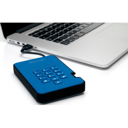 Istorage Diskashur2 2 Tb Portable Rugged Hard Drive - 2.5" External - Blue - Taa Compliant