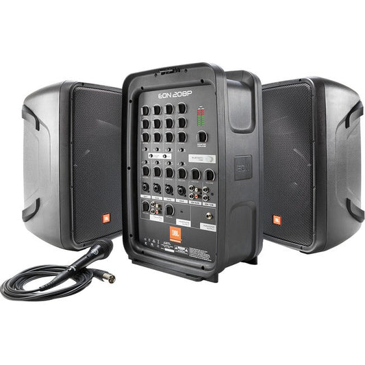 Jbl Eon208P Portable Pa,Portable 8In 2Way Pa With Mixer