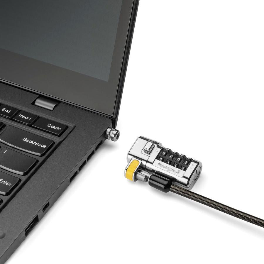 Kensington Clicksafe® 3-In-1 Combination Laptop Lock – Master Coded