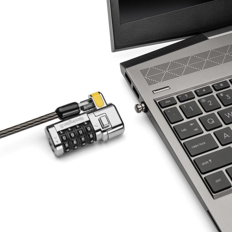Kensington Clicksafe® Combination Laptop Lock For Nano Security Slot (Master Coded Version)