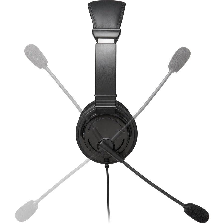 Kensington K97603Ww Headphones/Headset Wired Head-Band Calls/Music Black