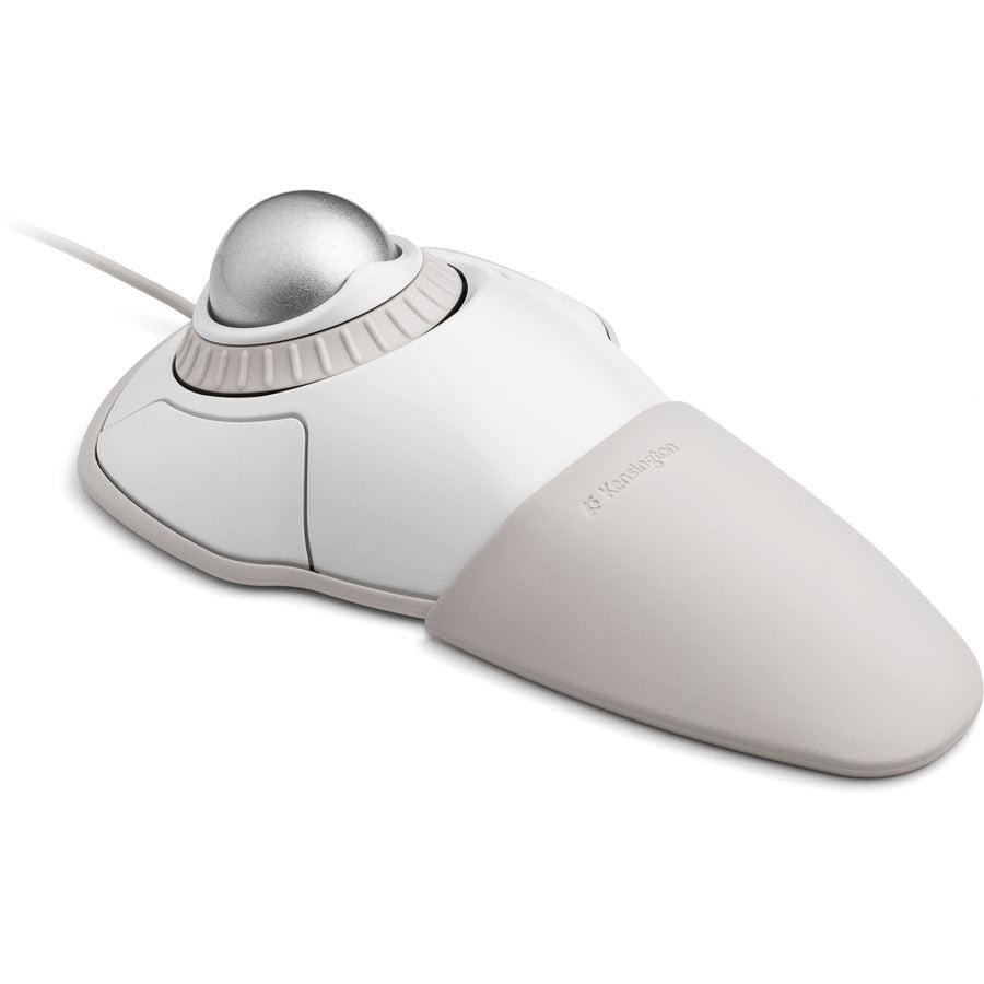 Kensington Orbit® Trackball With Scroll Ring – White