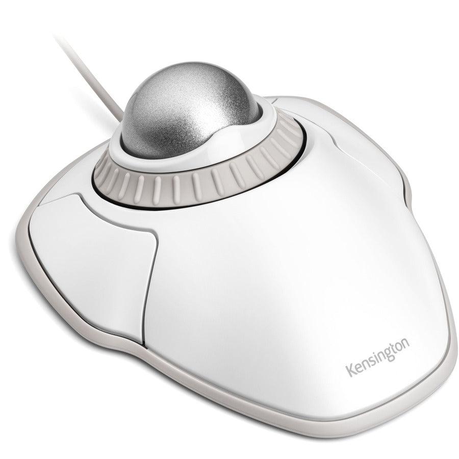 Kensington Orbit® Trackball With Scroll Ring – White