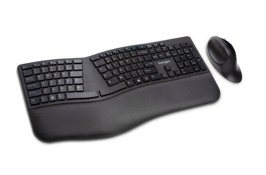 Kensington Pro Fit® Ergo Wireless Keyboard And Mouse (Black)