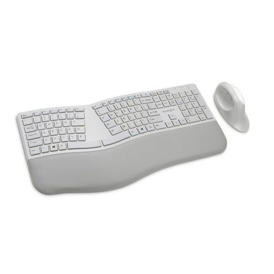 Kensington Pro Fit® Ergo Wireless Keyboard And Mouse—Gray