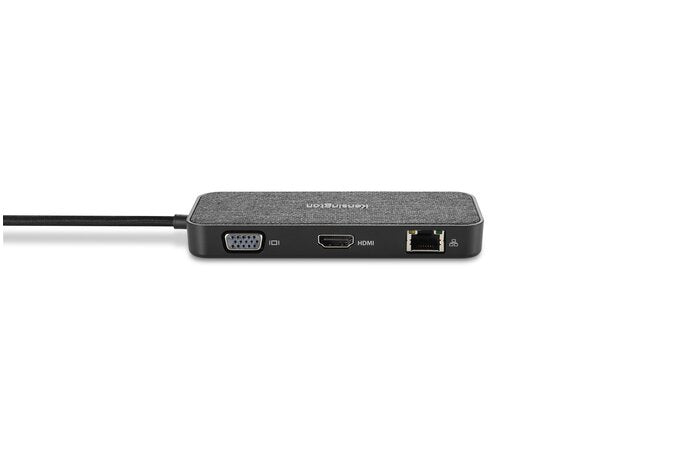 Kensington Sd1650P Usb-C® Single 4K Portable Docking Station With 100W Power Pass-Through