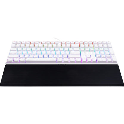 Keyb Light Grey Rgb Red Silent,Us Top Of Key Layout 104+5