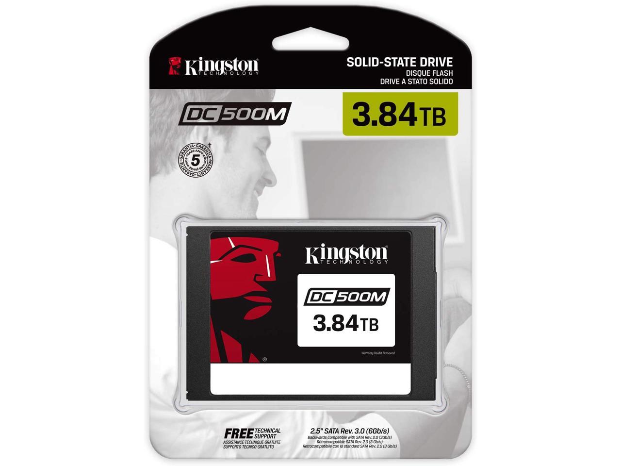 Kingston Dc500M 3.84Tb Sata Iii 3D Tlc 2.5" Internal Solid State Disk Ssd