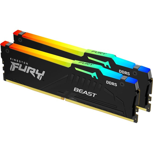 Kingston Fury Beast 16Gb (2 X 8Gb) Ddr5 Sdram Memory Kit Kf548C38Bbak2-16