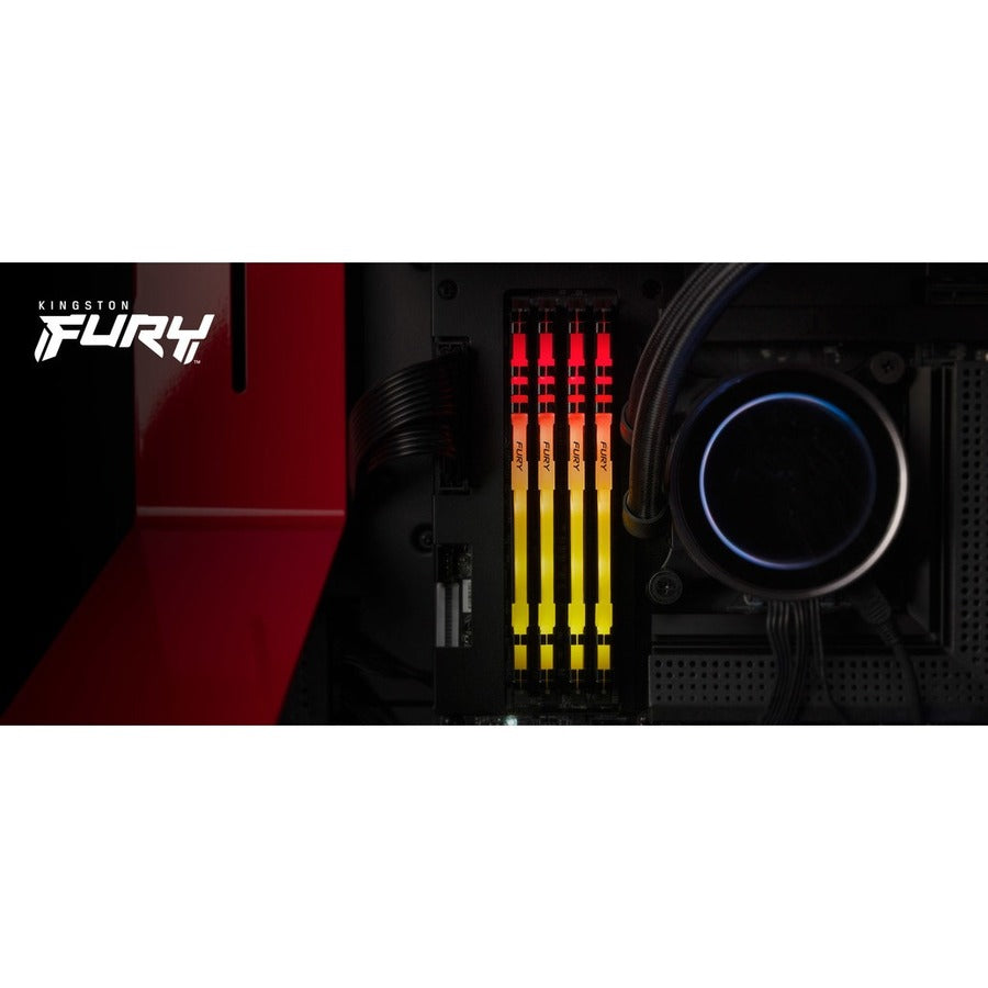 Kingston Fury Beast 64Gb (4 X 16Gb) Ddr4 Sdram Memory Kit Kf426C16Bb1Ak4/64