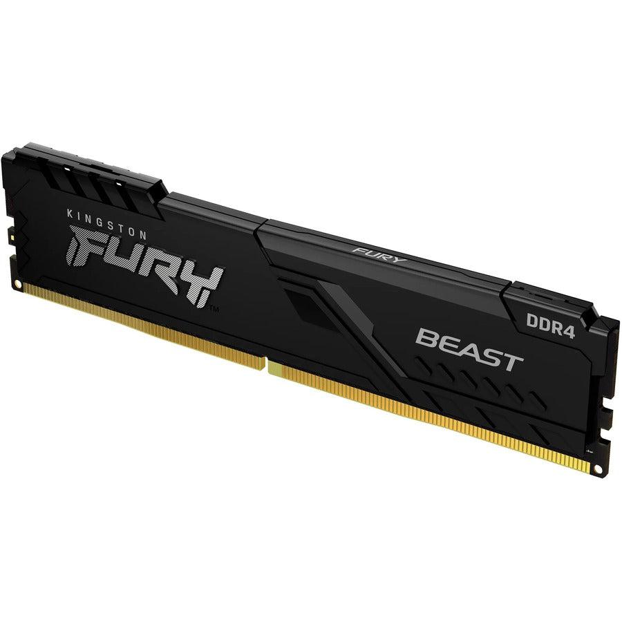 Kingston Fury Beast Black Kf426C16Bb1/16 Ddr4-2666 16Gb/2Gx64 Intel Xmp Cl16 Desktop Memory (New Item!)