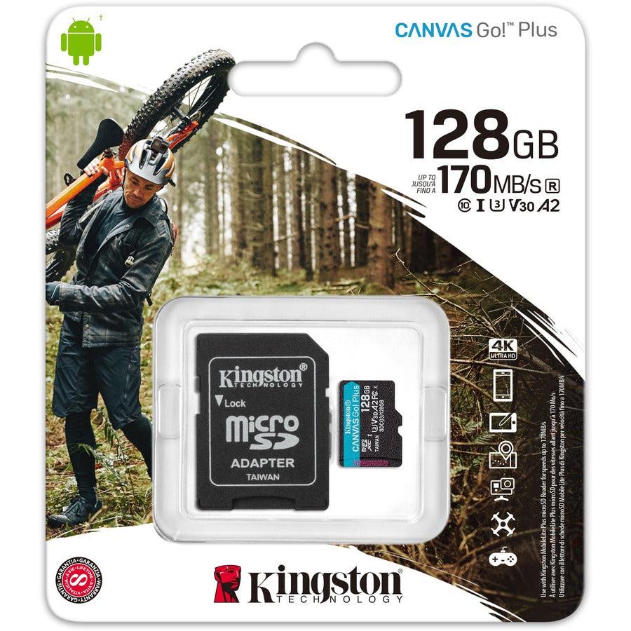 Kingston Technology Canvas Go! Plus 128 Gb Microsd Uhs-I Class 10