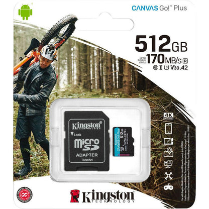 Kingston Technology Canvas Go! Plus 512 Gb Microsd Uhs-I Class 10