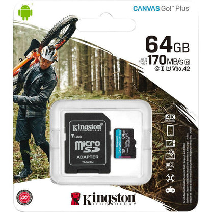 Kingston Technology Canvas Go! Plus 64 Gb Microsd Uhs-I Class 10