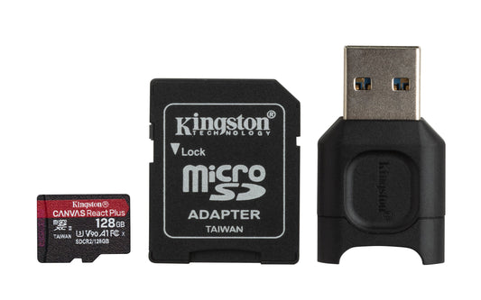 Kingston Technology Canvas React Plus 128 Gb Microsd Uhs-Ii Class 10